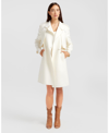 Belle & Bloom Palm City Wool Blend Coat In Cream