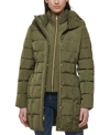 COLE HAAN WOMEN'S HOODED DOWN PUFFER COAT