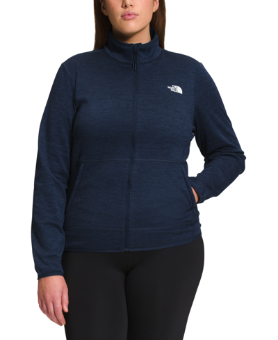 The North Face Plus Size Canyonlands Full-zip Jacket In Summit Navy Dark Heather