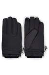 HUGO BOSS PADDED GLOVES IN RIPSTOP FABRIC WITH TOUCHSCREEN-FRIENDLY FINGERTIPS