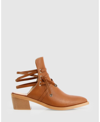 Belle & Bloom Can't Be Tamed Open Back Boot In Tan