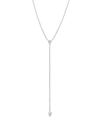 Adornia Cubic Zirconia Y-necklace In Silver