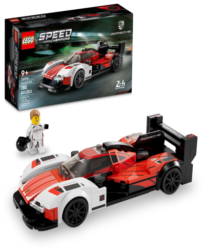Lego Kids' Speed 76916 Champions Porsche 963 Toy Sports Car Building Set With Minifigure In Multicolor