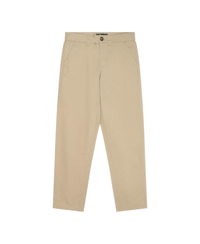 Brooks Brothers Kids' B By  Big Boys Classic Fit Woven Twill Pants In Sand