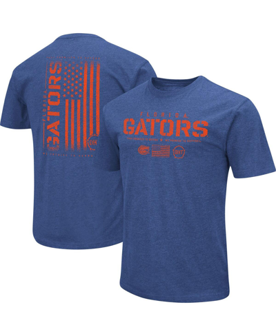 Colosseum Men's  Royal Florida Gators Oht Military-inspired Appreciation Flag 2.0 T-shirt