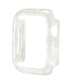 Anne Klein Women's Marbleized Ivory Acetate Protective Case Designed For Apple Watch 45mm In Ivory