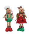 Santa's Workshop 15.5" Christmas Gingerbread, Set Of 2 In Multi