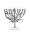 Michael Aram Palm Nickel-plated Small Menorah In No Color