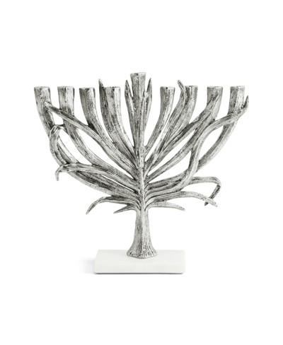 Michael Aram Palm Nickel-plated Small Menorah In No Color