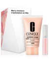 Clinique Merry Moisture Skin Care & Makeup Set (limited Edition) $39 Value In No Color