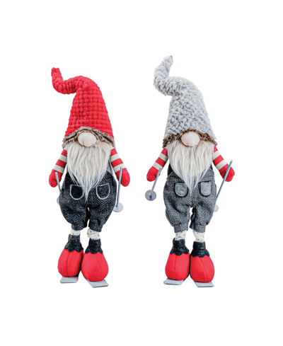 Santa's Workshop 24" Denim Gnomes, Set Of 2 In Multi