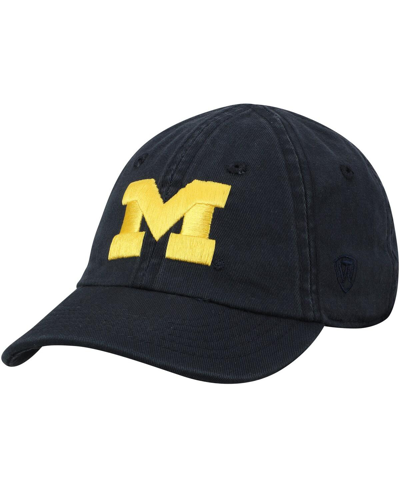 Top Of The World Infant Unisex  Navy Michigan Wolverines Mini Me Adjustable Hat In Black