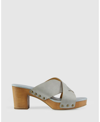 Belle & Bloom Midtown Clog Mule - Stonewash Blue