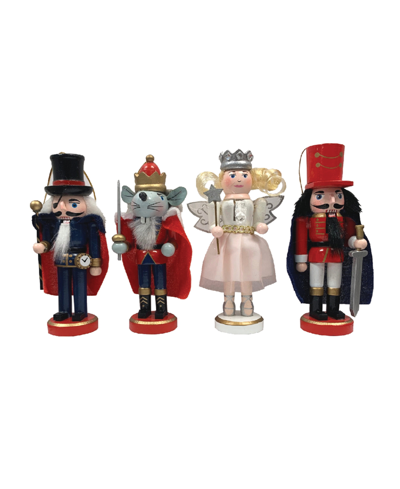 Santa's Workshop 5" Nutcracker Suite Ornaments, Set Of 4 In Multi