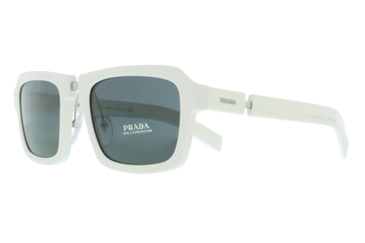 Pre-owned Prada Cateye Sunglasses White (0pr 09xs 4ao5s0)
