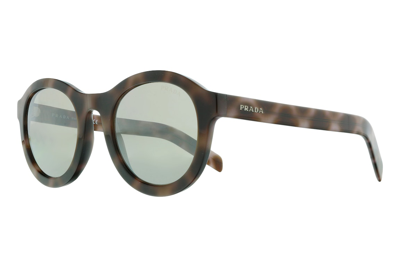 Pre-owned Prada Round Sunglasses Havana (0pr 24vs 520719 Conceptual)