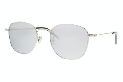 Pre-owned Saint Laurent Rectangle Sunglasses Silver (sl 299-003)