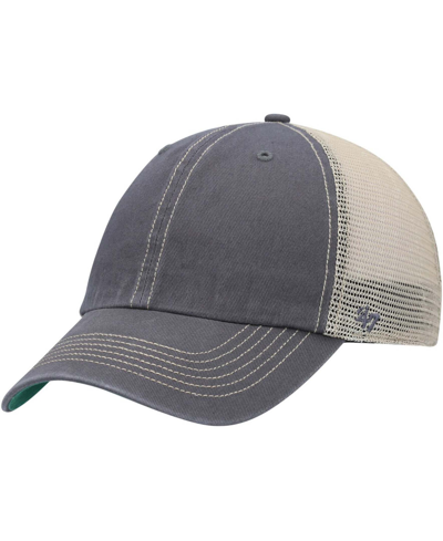 47 Brand Men's Charcoal,natural Trawler Clean Up Snapback Hat