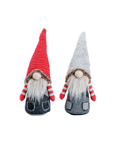 Santa's Workshop 20" Denim Gnomes, Set Of 2 In Multi