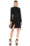 CARVEN CARVEN CUT OUT DRESS IN BLACK,3002R252