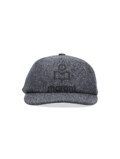 Isabel Marant "tyron" Baseball Cap In Gray