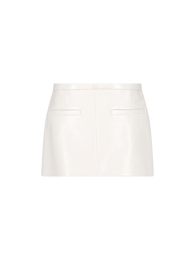 COURRÈGES VINYL MINISKIRT