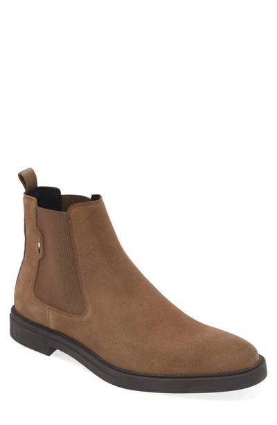 Hugo Boss Men's Calev Pull On Chelsea Boots In Medium Beige