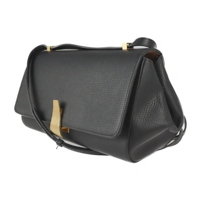 Bottega Veneta Black Leather Shoulder Bag ()