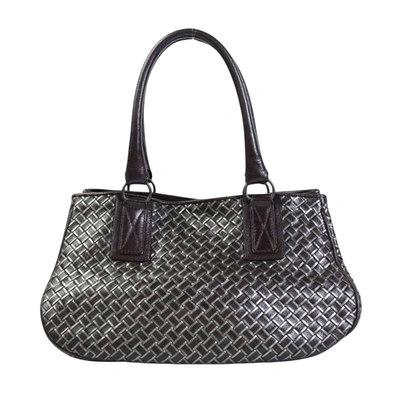 Bottega Veneta Intrecciato Brown Leather Tote Bag ()