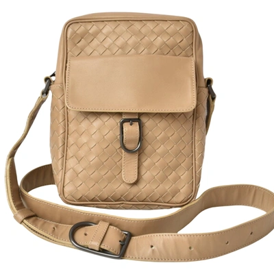 Bottega Veneta Intrecciato Camel Leather Shoulder Bag ()
