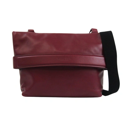 Bottega Veneta Red Leather Shoulder Bag ()