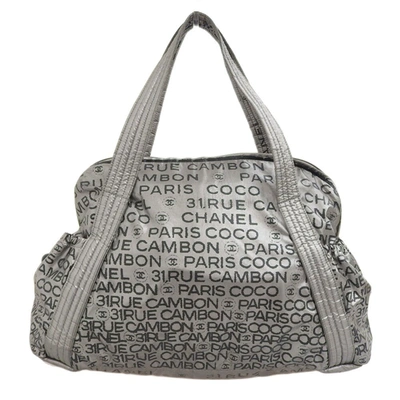 Pre-owned Chanel Unlimited Silver Synthetic Tote Bag ()