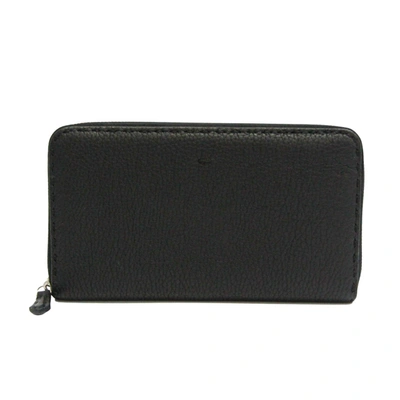 Fendi Selleria Black Leather Wallet  ()
