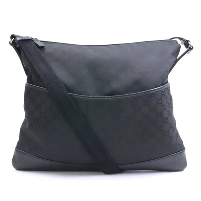 Gucci Messenger Black Canvas Shoulder Bag ()