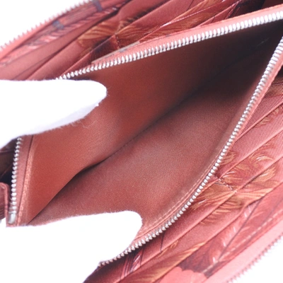 Pre-owned Hermes Hermès Azap Pink Leather Wallet  ()