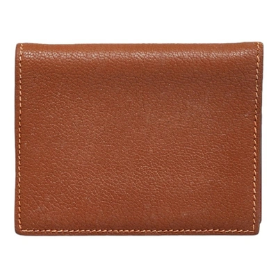 Hermes Hermès Vision Brown Leather Wallet  ()