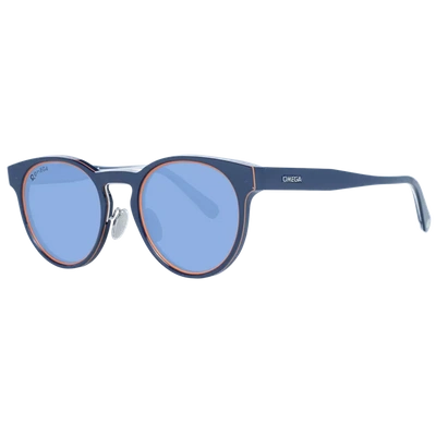 Omega Blue Unisex  Sunglasses