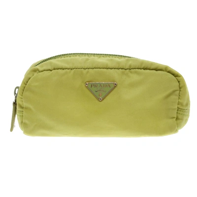 Prada Green Synthetic Clutch Bag ()