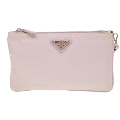 Prada Pink Synthetic Clutch Bag ()