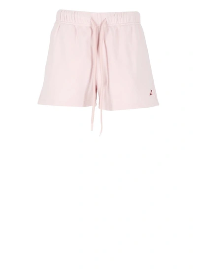 Autry Tennis Logo-patch Shorts In Pink
