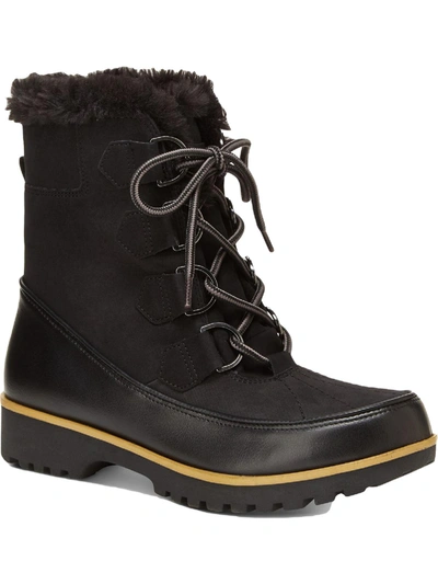 Jbu By Jambu Brunswick  Womens Faux Fur Cold Weather Winter Boots In Black