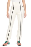 Nike Women's  Sportswear Tech Fleece High-waisted Slim Zip Pants In Pale Ivory/ Black