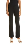 Vince Ribbed Flare Pants In Black