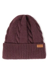 BARBOUR MEADOW CABLE KNIT BEANIE