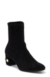 Stuart Weitzman Allshine 60 Bootie In Black Suede