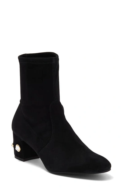 Stuart Weitzman Allshine 60 Bootie In Black Suede
