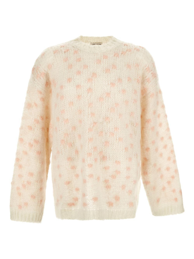 Magliano Polka Dot Embroidered Jumper In White