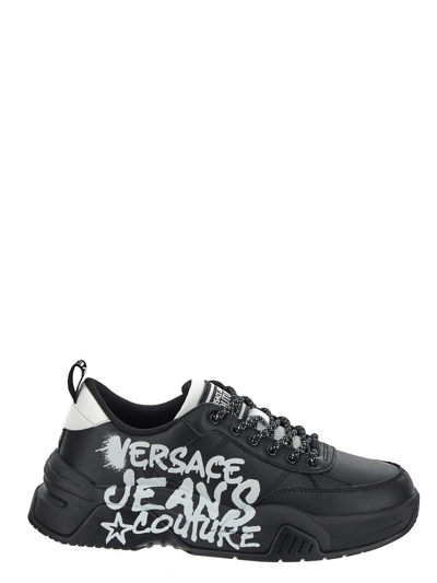 Versace Jeans Couture Stargaze Sneakers In Black