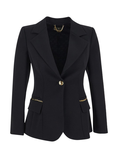 Elisabetta Franchi Jacket In Black