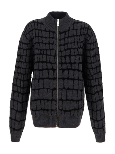 VERSACE ZIPPED KNIT